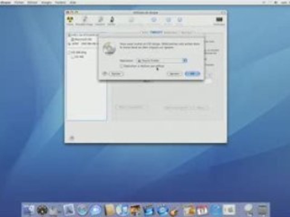 Tutoriel Mac OS X Tiger - Part 15 - Effacer CD/DVD