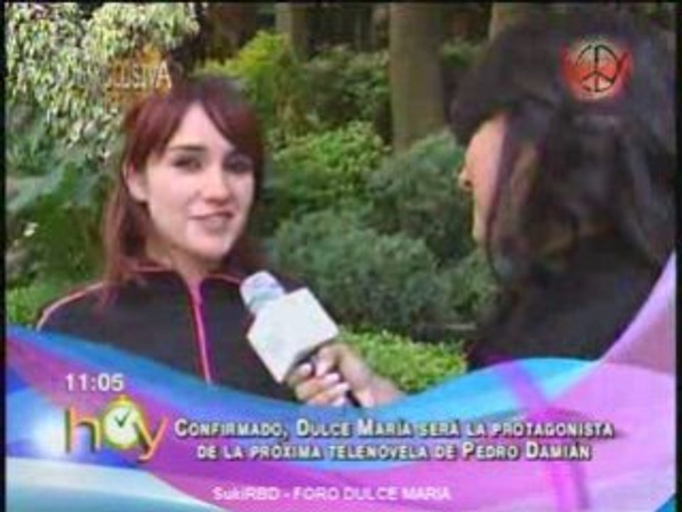 Dulce Maria fala sobre sua novela e desmente namoro (Hoy)