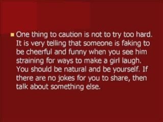 How to Make a Girl Laugh - Great Dating Tips For Men
