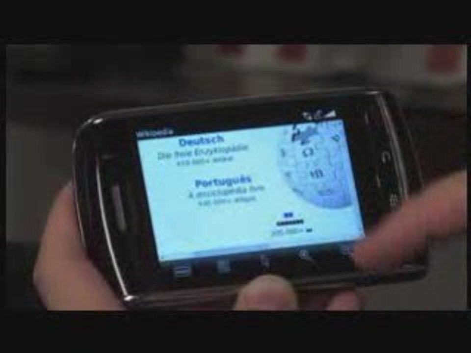 BlackBerry Storm Browser