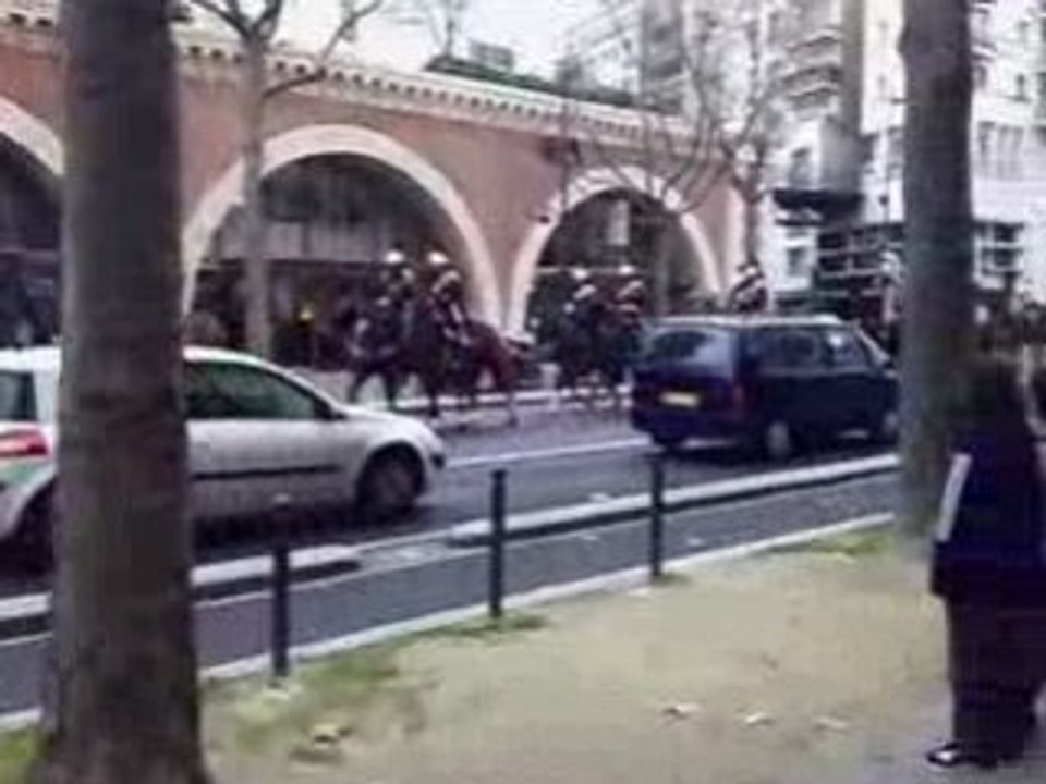 Defilé de chevaux
