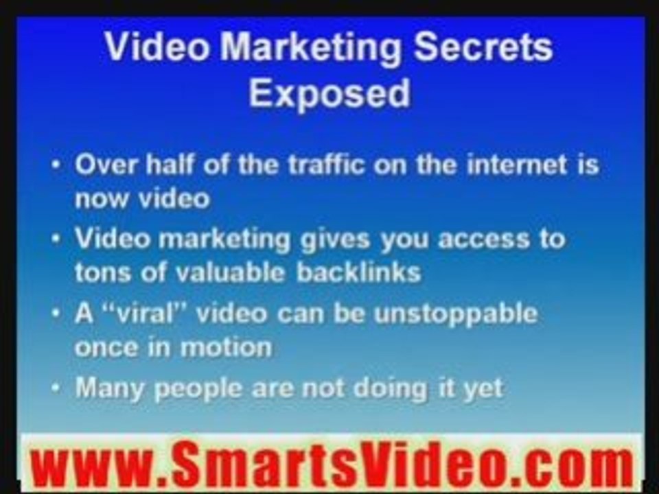Internet Video Marketing - SmartsVideo com