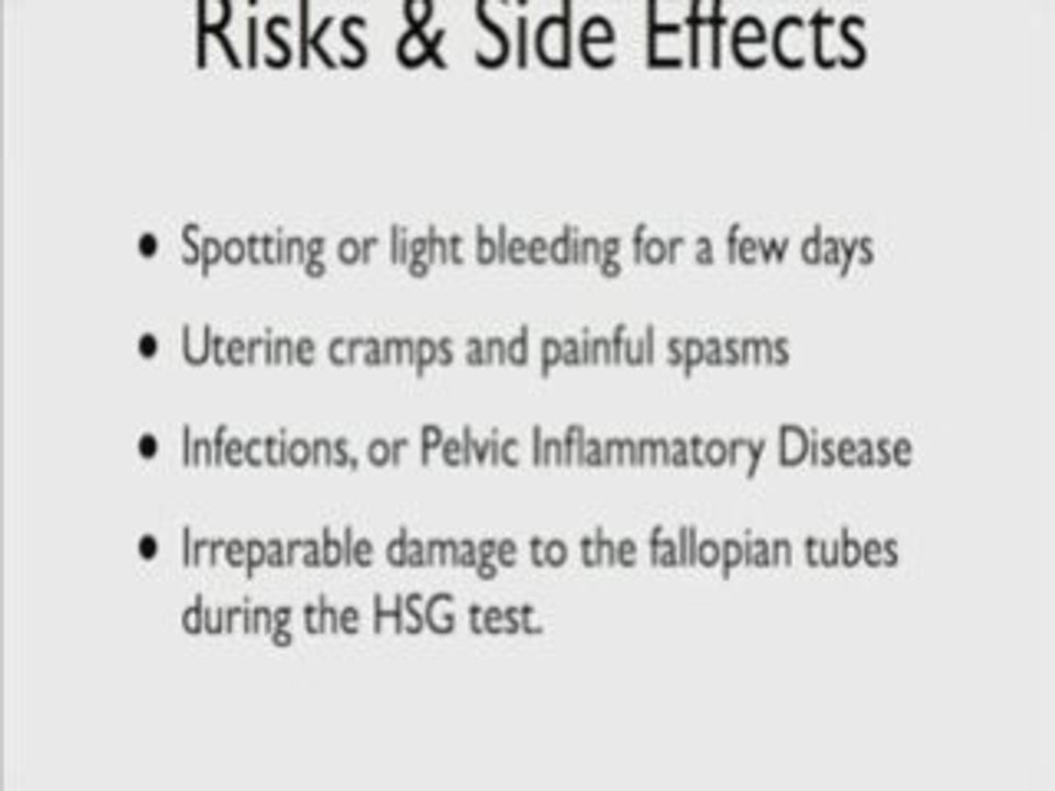Pregnancy After HSG Test