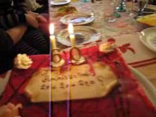 Soufflage de bougies deuxième -- anniv Sylviane
