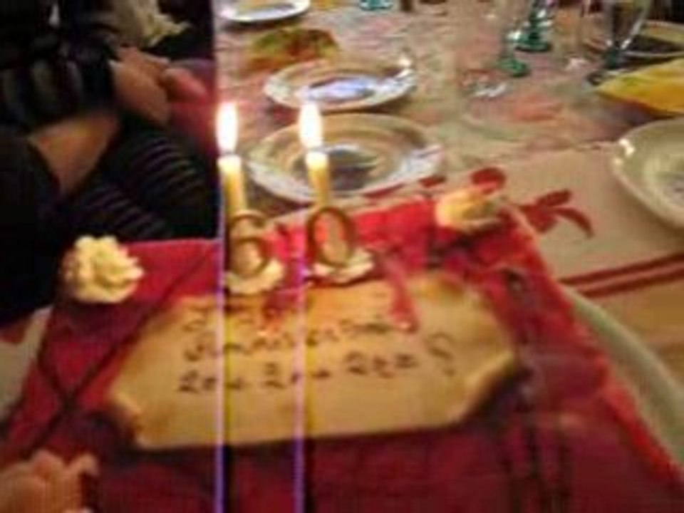 Soufflage de bougies deuxième -- anniv Sylviane