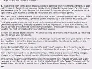 Chiropractic Office Relief