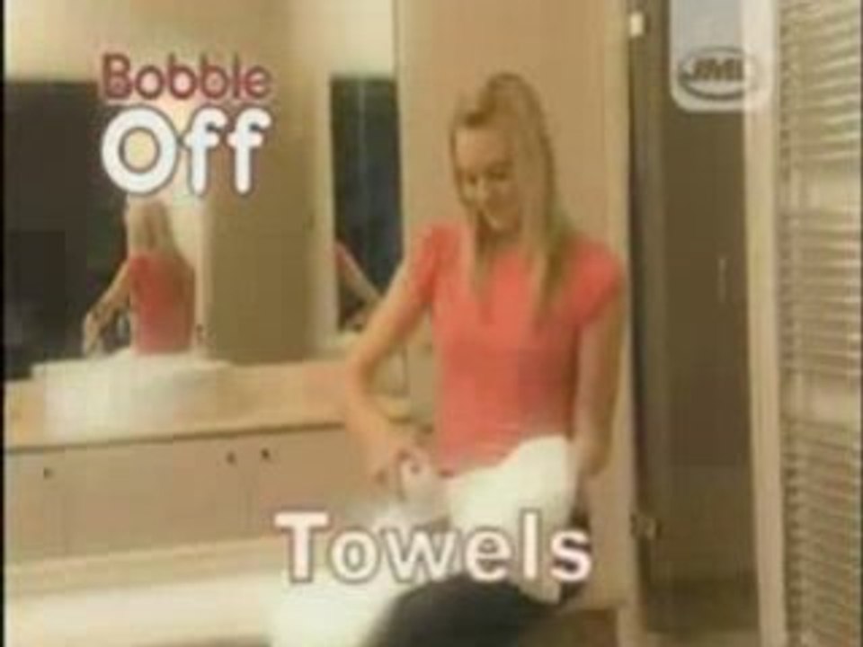 Bobble Off Make Cloth Look New Again.
