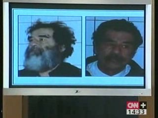 Captura De Sadam Husein Cnn 14-12-03