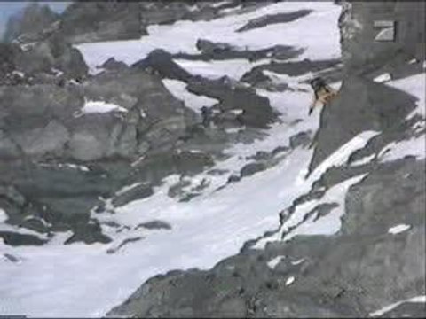 comique-chute snowboarder