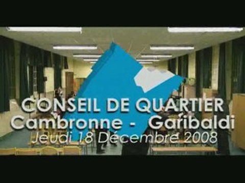 CONSEIL DE QUARTIER CAMBRONNE - GARIBALDI