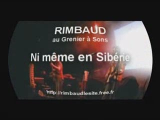 RIMBAUD en concert au Grenier à Sons