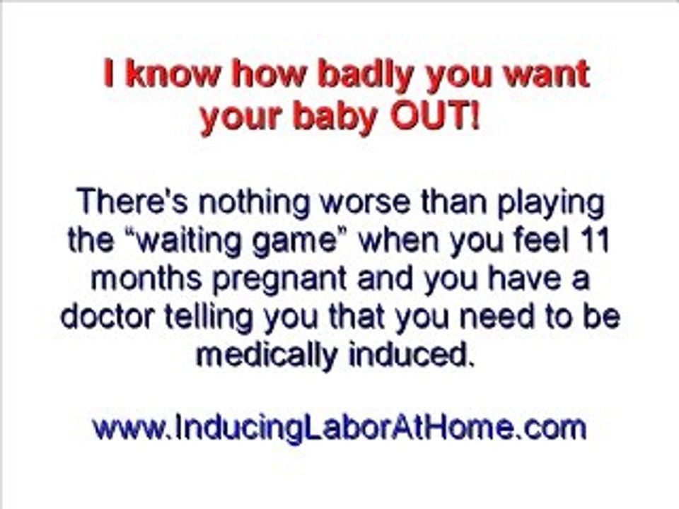 How to bring on labor in your home with natural acupressure