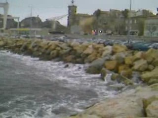 Début de tempète a La ciotat le 26 decembre 2008