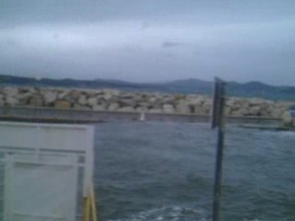 Début de tempète a La ciotat le 26 decembre 2008