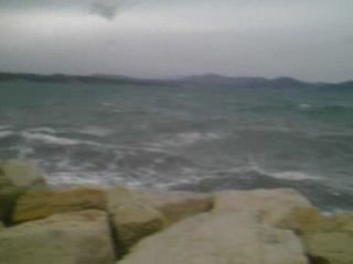 Début de tempète a La ciotat le 26 decembre 2008