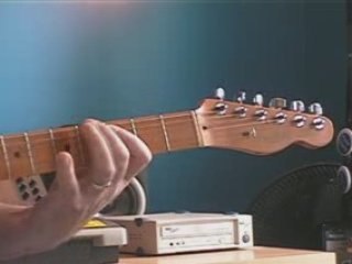 Pentatonic scale guitar finger exercise