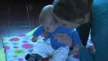 Kiki aan de wandel