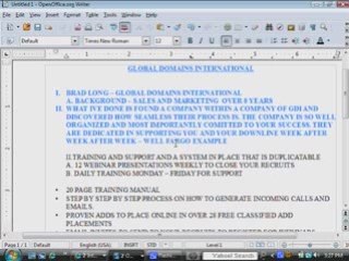 Global Domains System Training