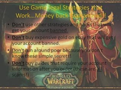 World Of Warcraft Free Gold, World Of Warcraft Gold Cheats