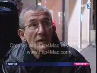 SOIR 3 - 24/12/2008 - Réveillon de Noël pour les SDF