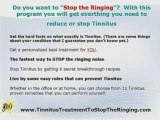 Tinnitus Treatment Remedies to Stop The Ringing In Ears