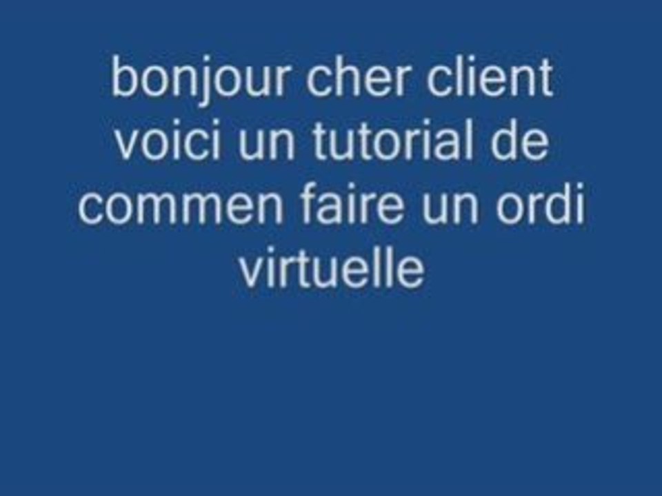 Tutorial ordi virtuelle