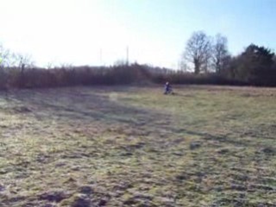 fred enduro , lucas 1ere tour en poket diablo