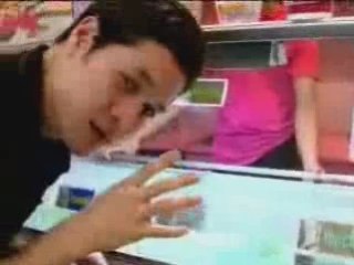 Karen with Kenny on Chill Spot Summer Ice Cream Escapade