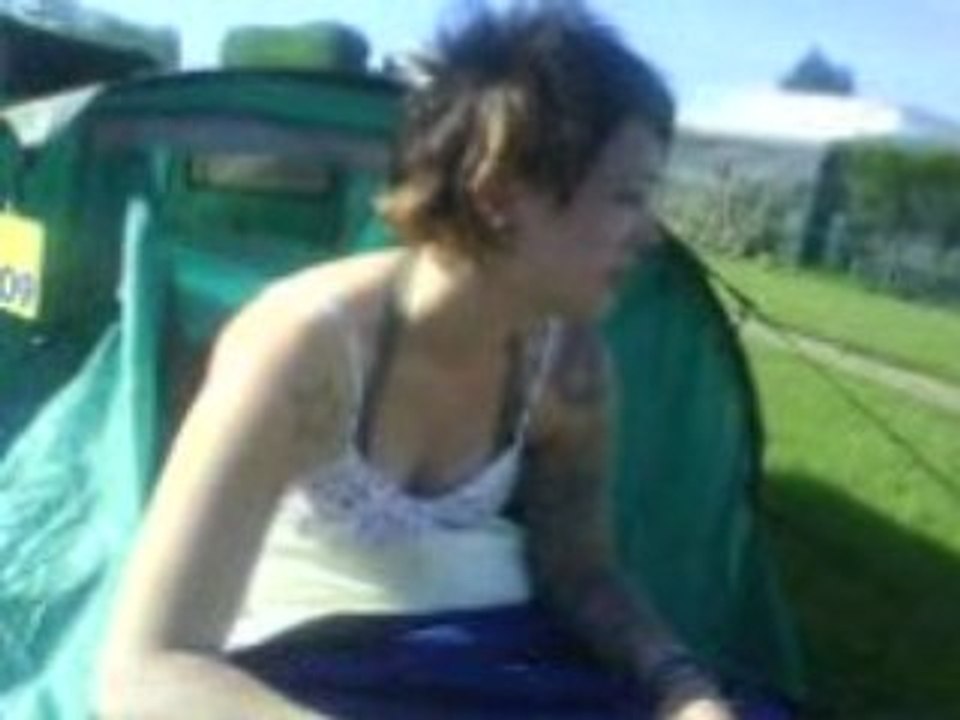 reveille au camping a la plage ^^