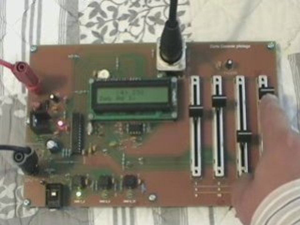 Carte console pilotage