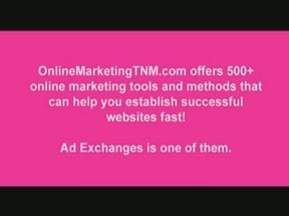 ad exchanges -- 500+ online marketing tools and methods
