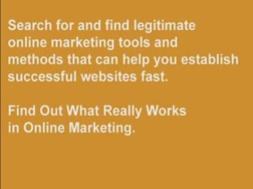search and find -- 500+ online marketing tools and methods