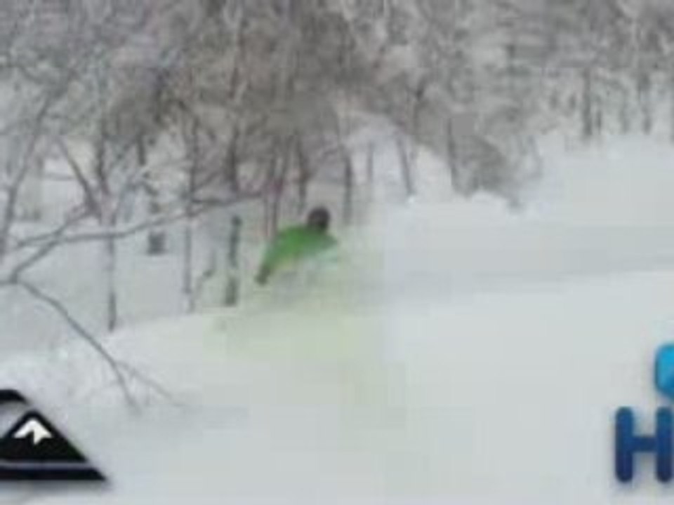 amazing powder in Niseko