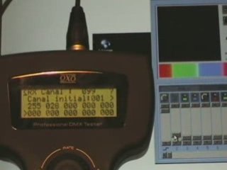 Testeur DMX OXO en réception