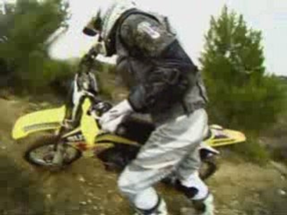 Enduro Franchissement 28.12.08 avec la nouvelle moto