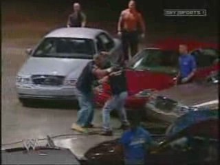 WWE - John Cena vs. Eddie Guerrero - Parking Lot Brawl