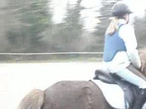 Cours de saut avec Loulou :)