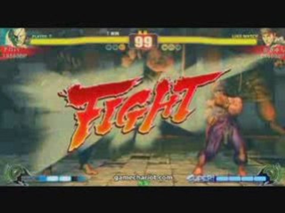 Street Fighter 4 : Sagat vs Ryu
