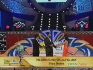 Shilpa Shetty - The Gr8 Achiever Laurel Award 2008