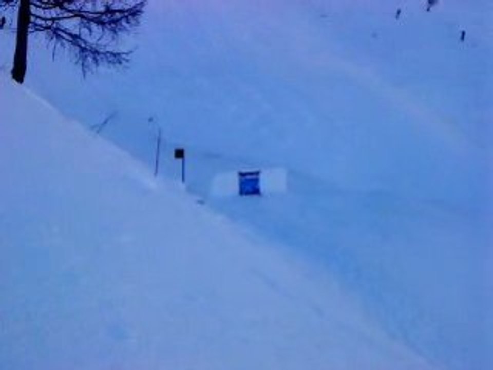 chute en snow