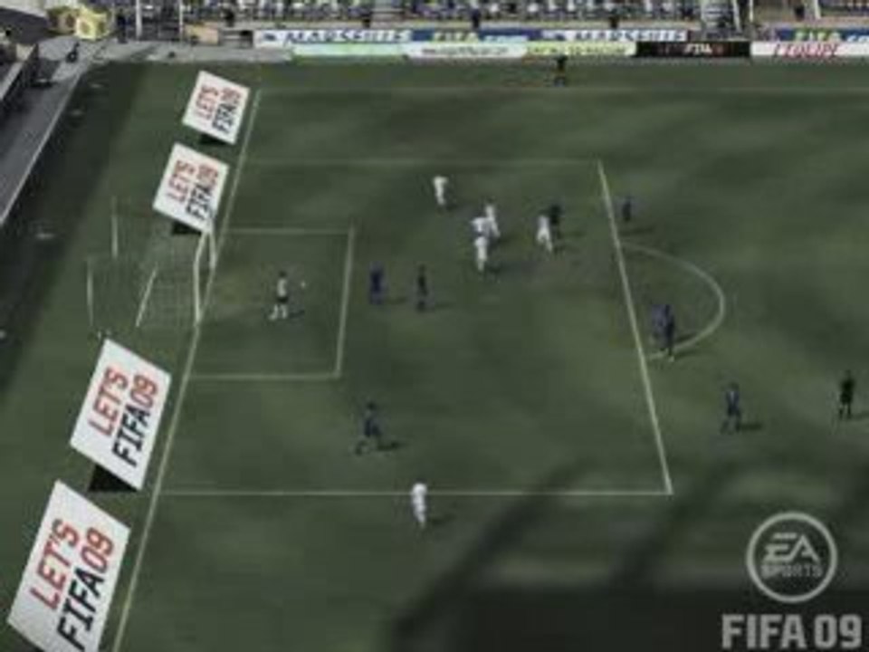 Fifa 09 - retourné acrobatique - marseille vs madrid