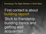 Developing The Right Mindset in MLM Sales