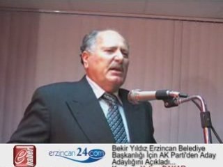 Bekir yildiz aday adayi erzincan