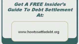 Do you go with a debt negotiation or debt settlement firm?