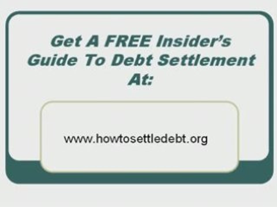 Do you go with a debt negotiation or debt settlement firm?