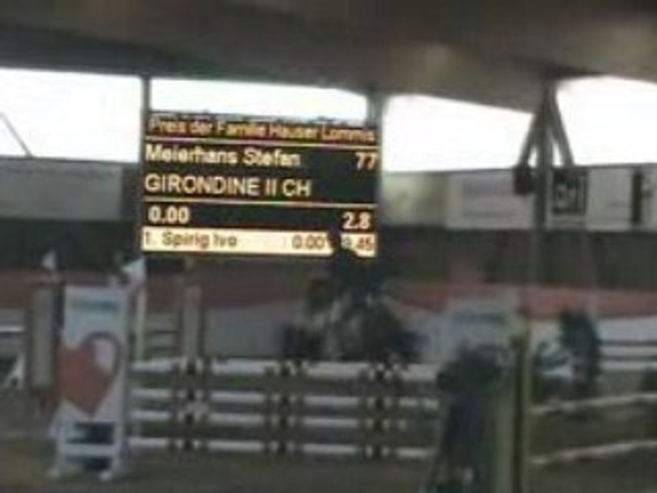 Girondine II & Stefan Meierhans Rang 4 RII/LII Wängi