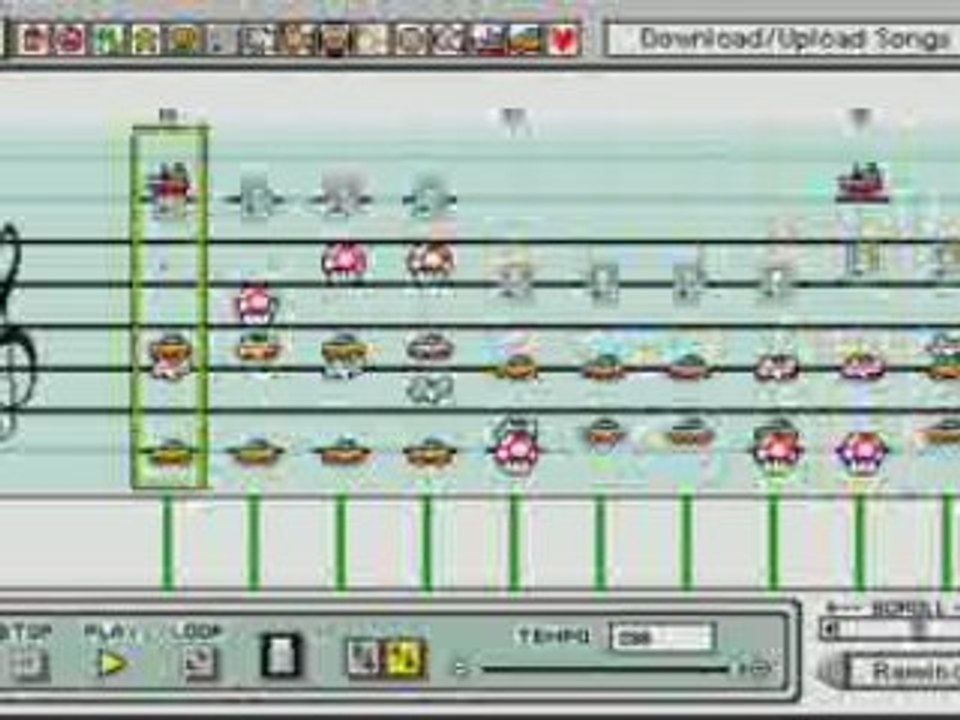 Mario Paint Composer - Lollipop by Lil_ Wayne (abbreviated)