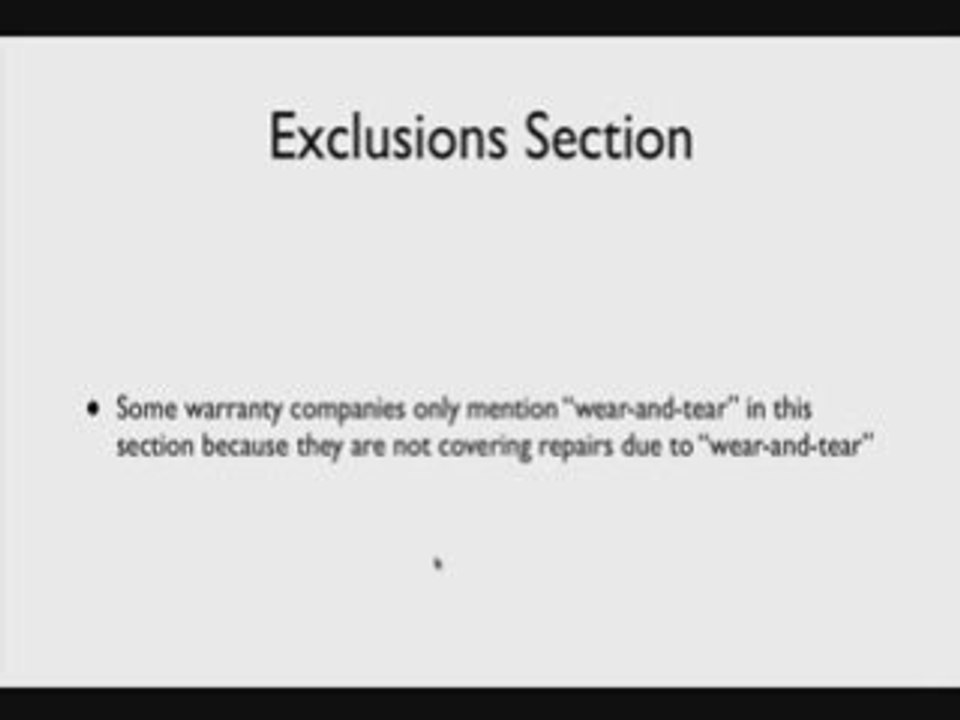 Extended Automobile Warranty