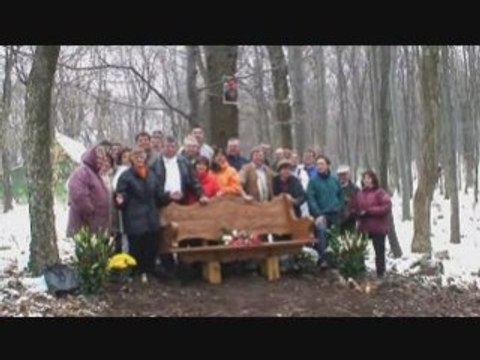 Bükkszentkereszt - Boldogasszony köve - Táltos pad állítása