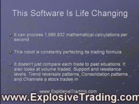 Michael Cohen Stock trading software, Stock Trading Robot